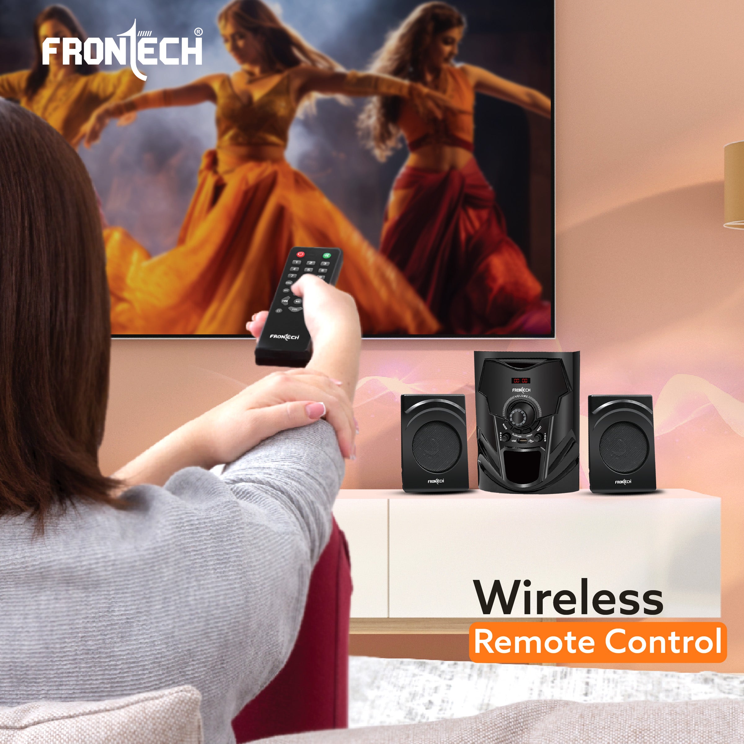 Frontech 2.1 Channel Speaker System (3955) Frontech 2.1 Channel Speaker System (3955)